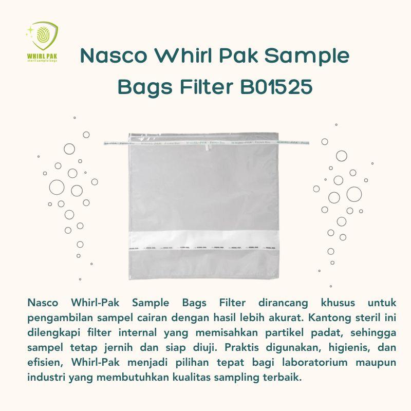 Nasco Whirl Pak Sample Bags Filter B01525